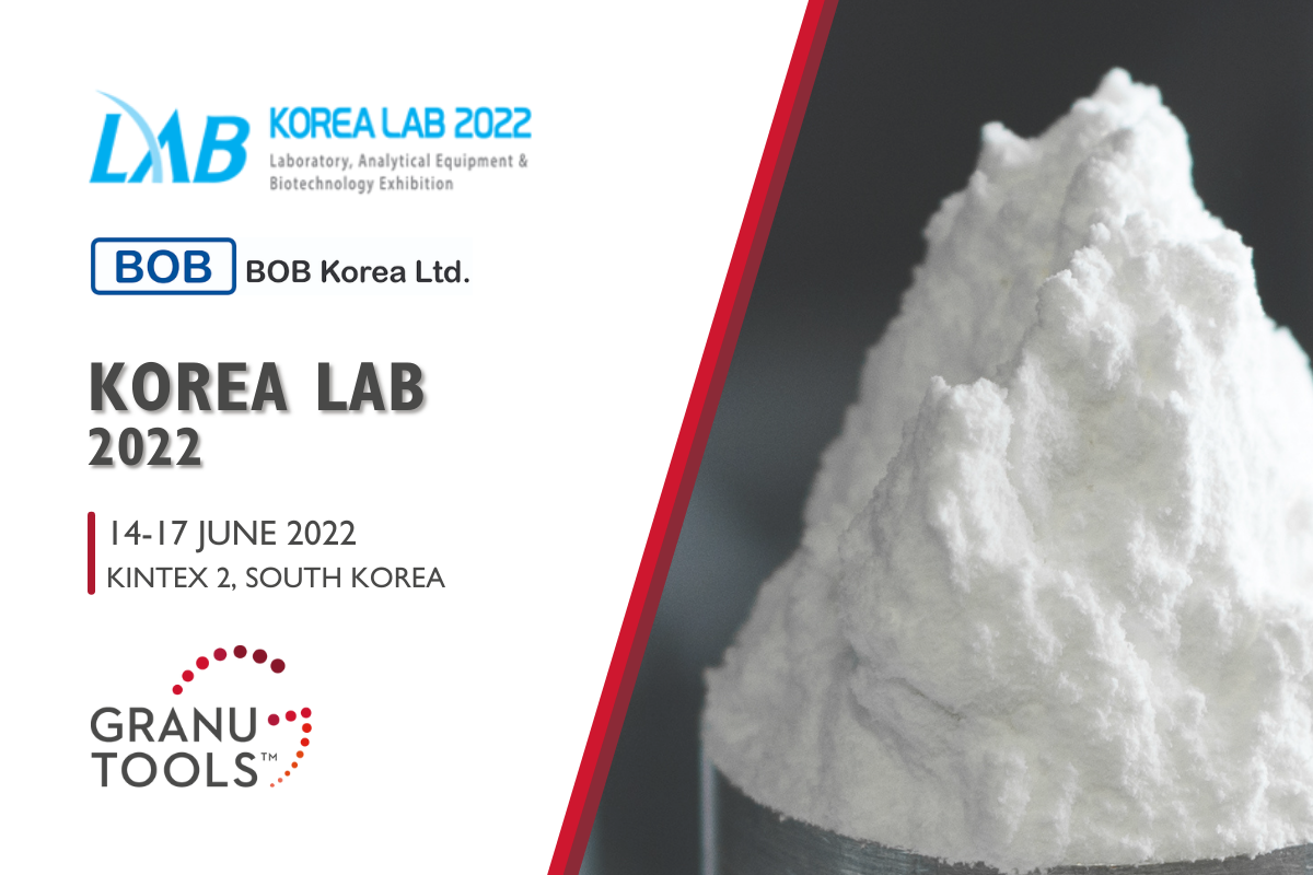 banner of Granutools to share that our distributor Bob Korea will attend Korea Lab 2022